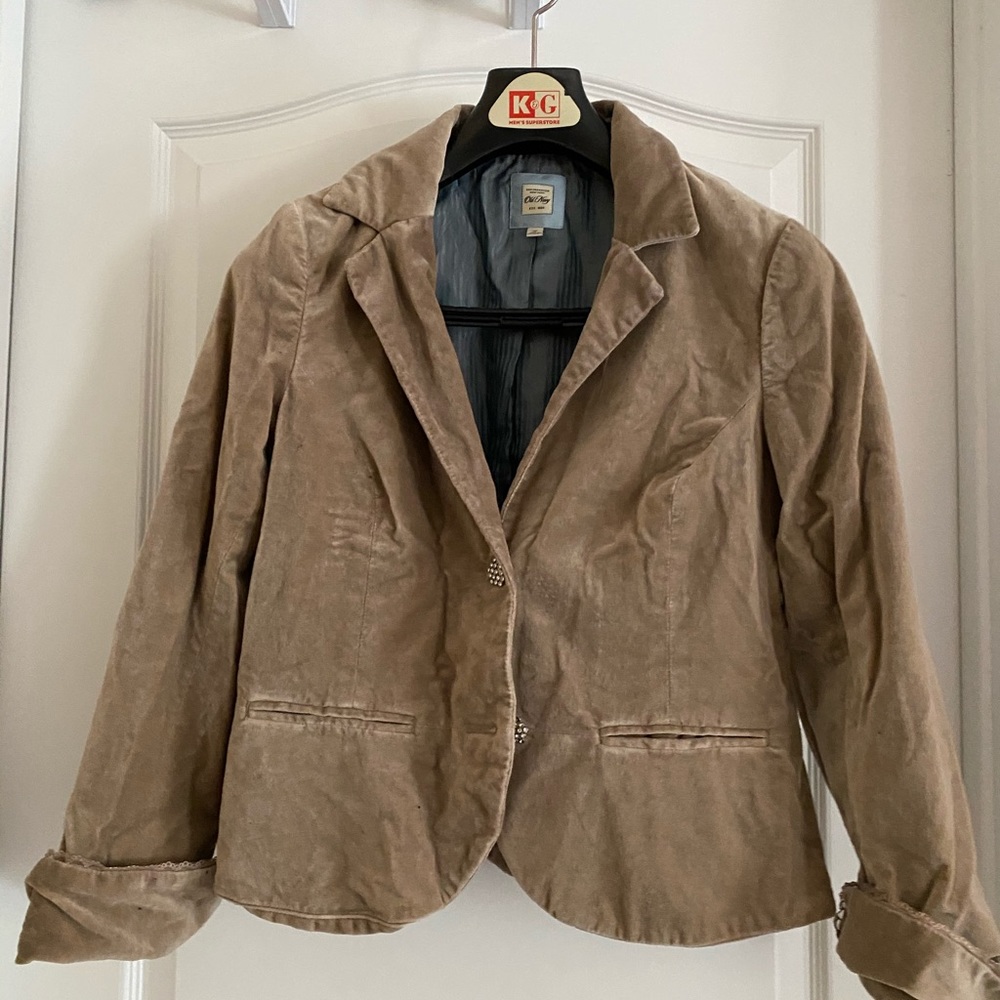 Velour Blazer